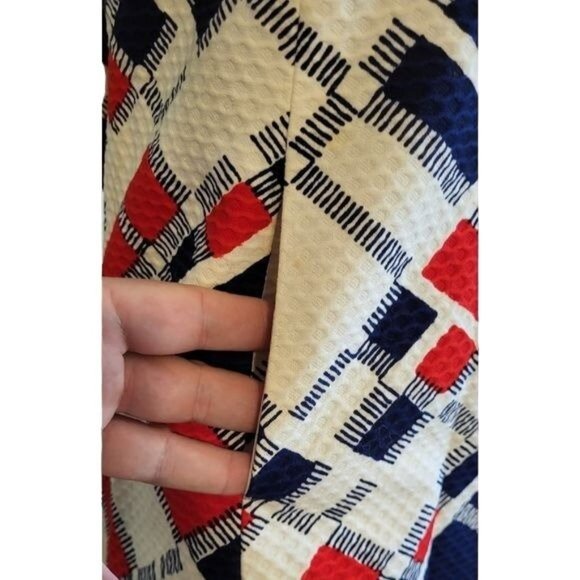 Mam'selle by Betty Carol Stunning Mod Sailor Funky Patriotic Vintage Dress - Picture 11 of 16